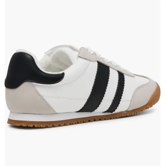 Dolce Vita White and Black Sneakers Retro Style - Picture 2 of 10